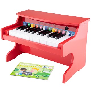 Electronic piano - 25 keys - red